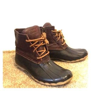 Sperry Duck Boots Size 8. Worn.